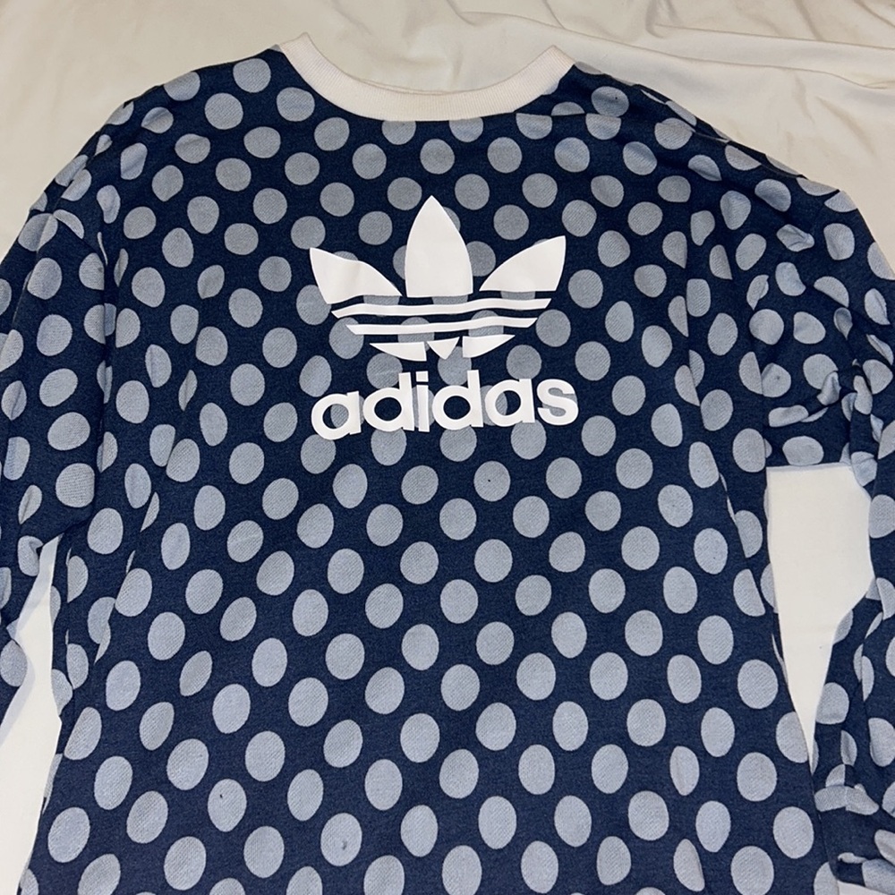 Adidas polka dot sweatshirt